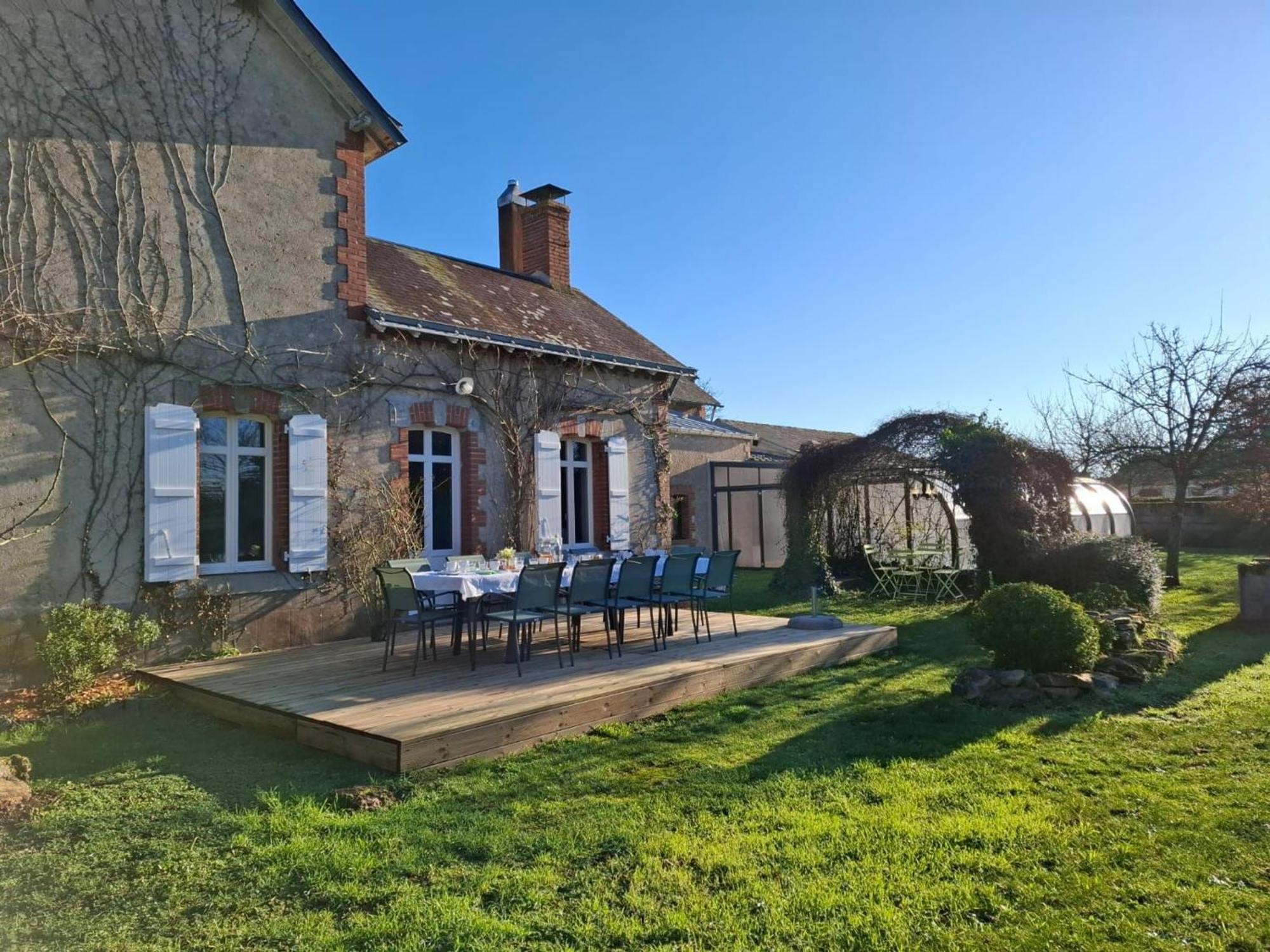 Gite Familial Avec Piscine Chauffee A Lege - Fr-1-306-1296 Exterior photo